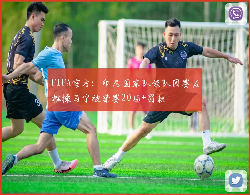 FIFA官方：印尼国家队领队因赛后推搡马宁被禁赛20场+罚款